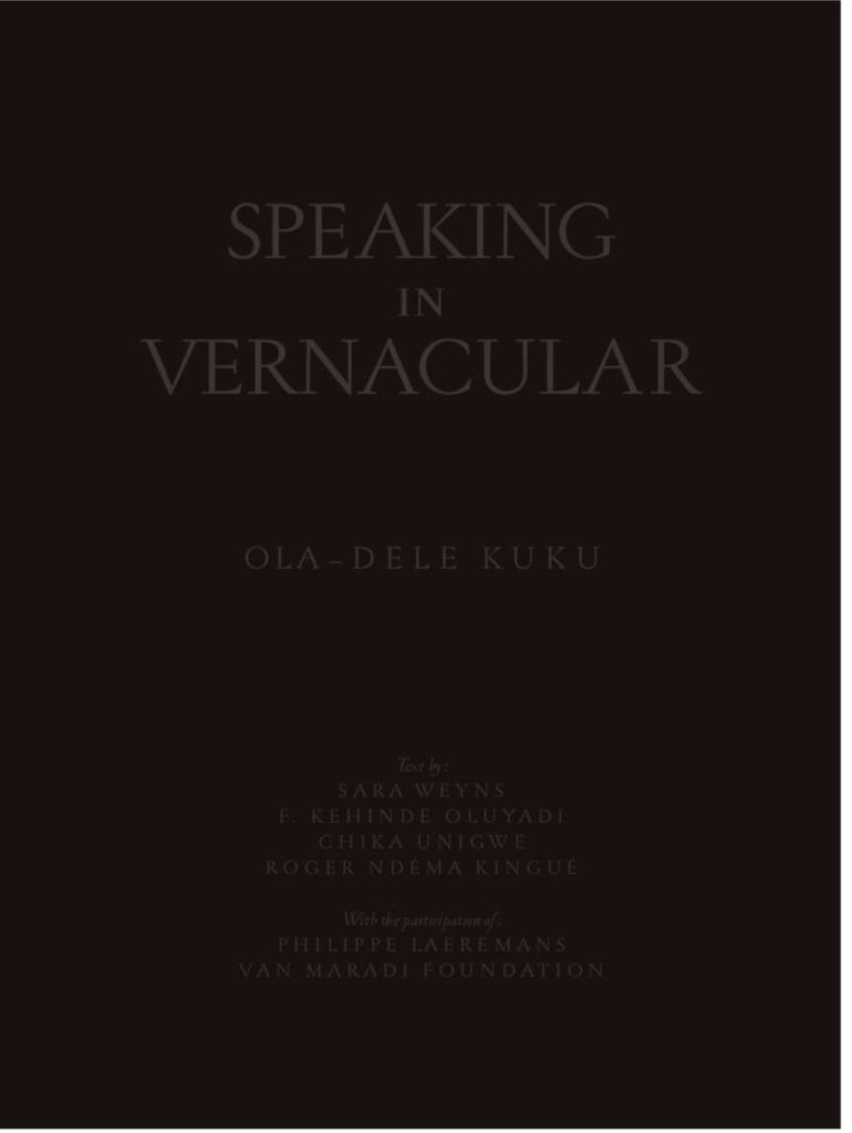 Speaking in Vernacular (1990-2012)